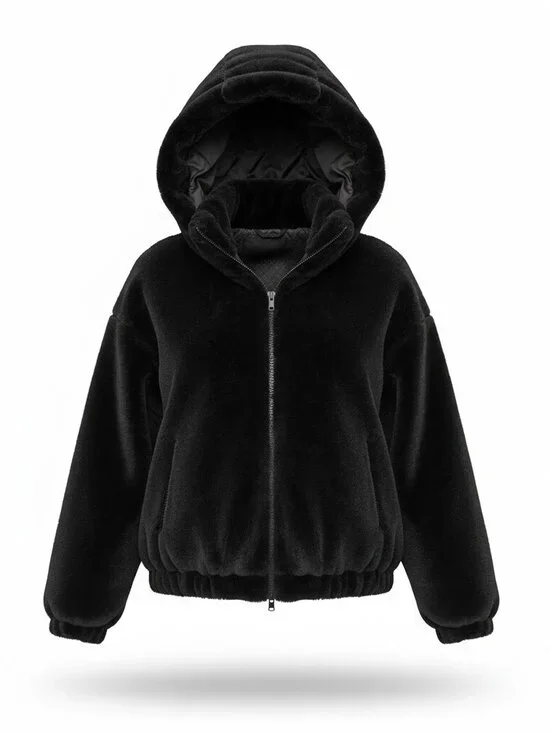 Black Winter Coat - Picture 3 of 4